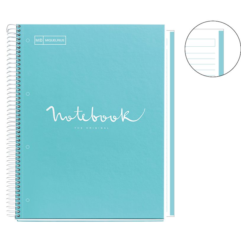 8422593486078-Notebook Emotions, couverture rigide,  A4, lignes horizontales 7 mm, 80 feuilles de 1 coul-P_405189250_1-0
