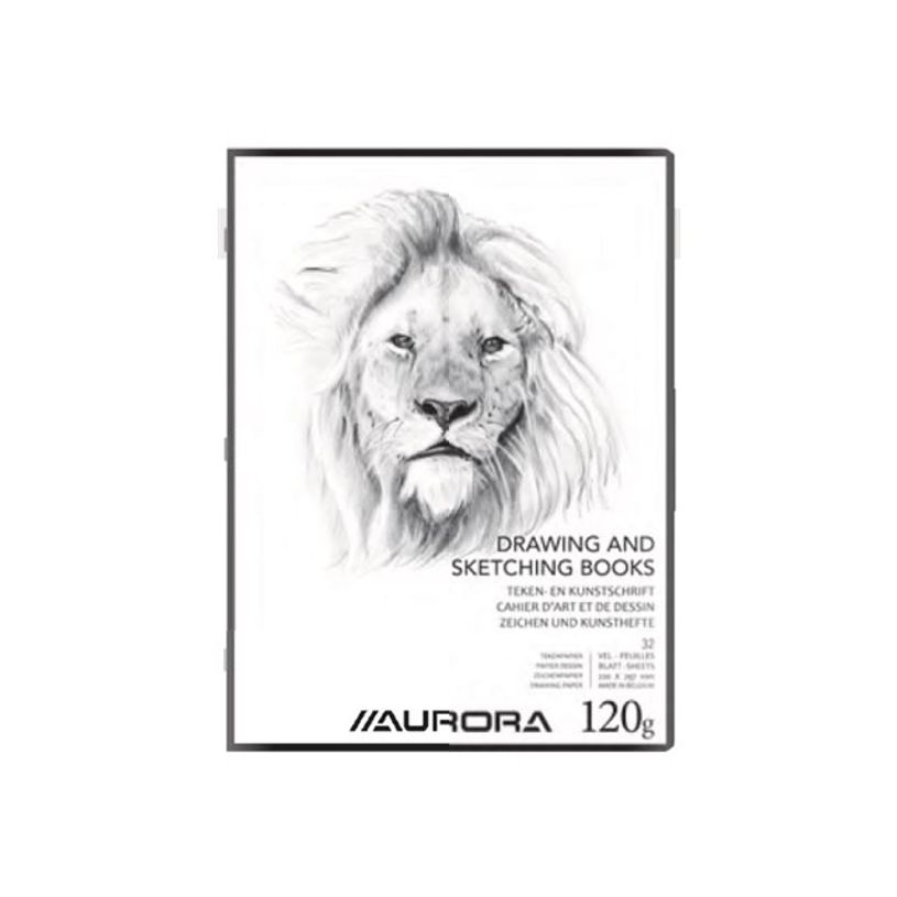 5411028016747-Aurora Art & Craft - Livre de dessin et d'esquisse - 220 x 297 mm - 32 pages - blanc-P_405216592_1-0