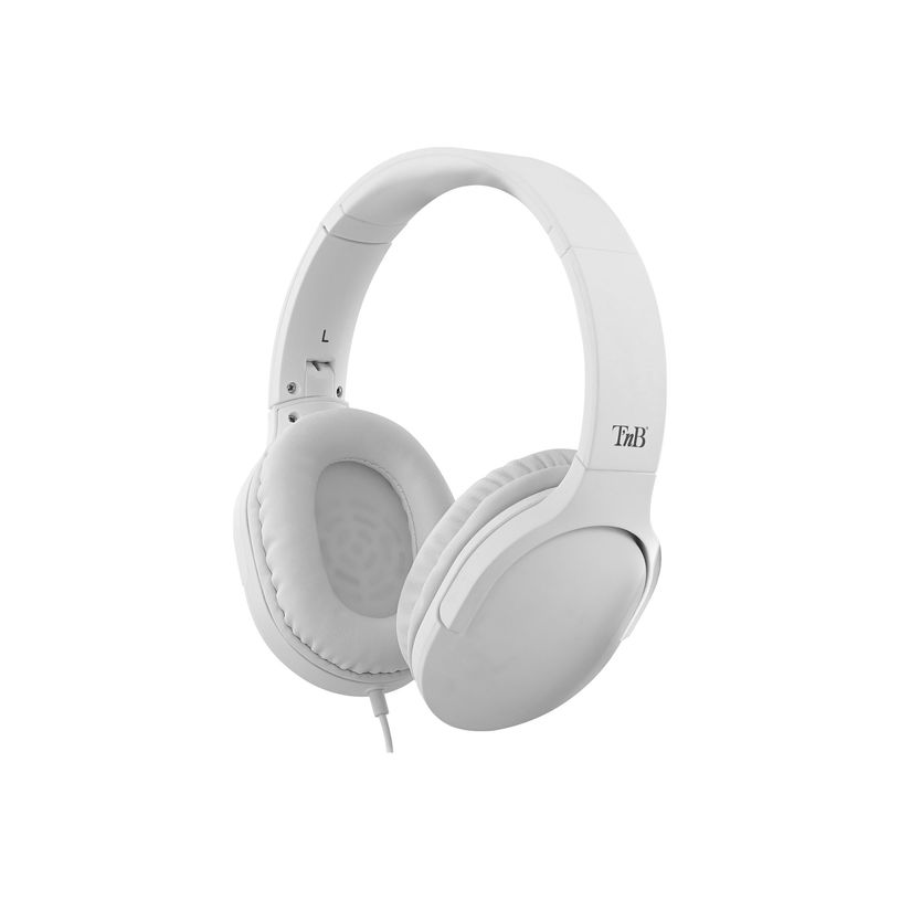 0404052234923-T'nB C SOUND - Écouteurs filaire avec micro - circum-aural - blanc-P_405223492_1-0