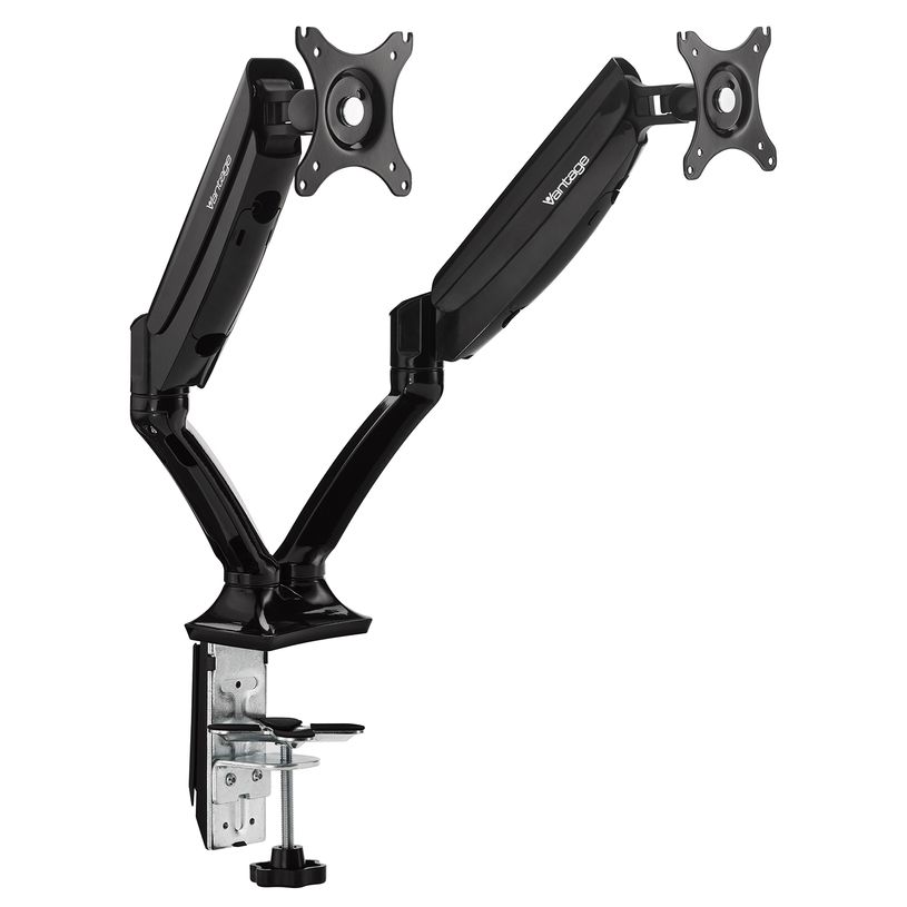 3253310543751-Burocean -  Bras support pour 2 écrans jusqu'à 27 pouces - noir-P_405224016_1-0