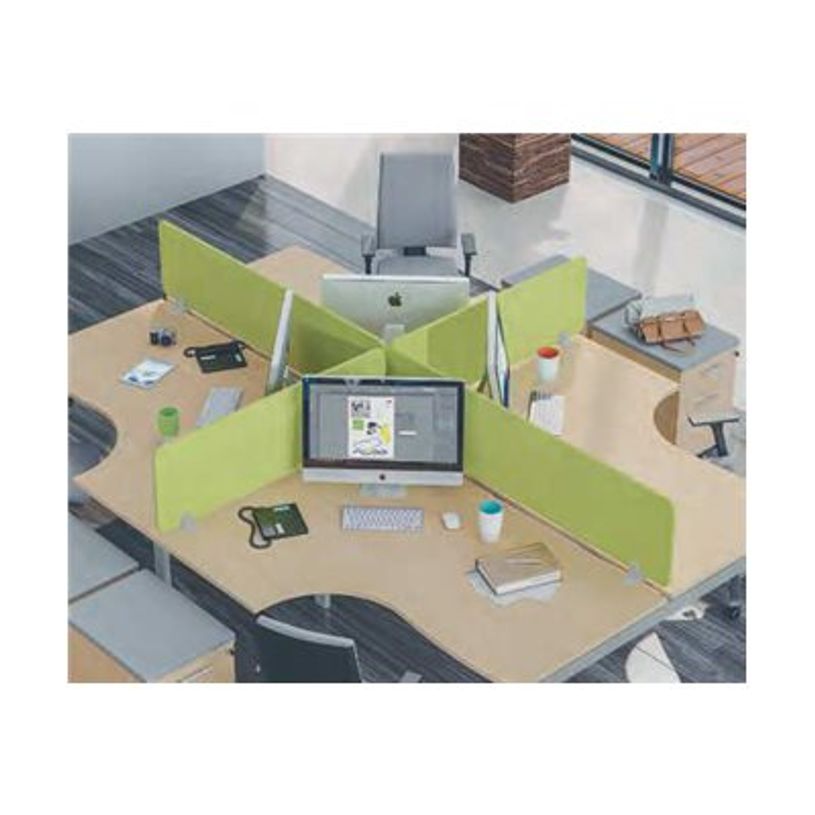 3253310545984-Écran de séparation acoustique pour bureau (sans support de fixation) - L160 x h40 cm - -P_405224037_2-1