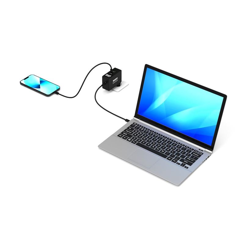 3567049021030-PORT Connect - Chargeur secteur universel USB-C et USB-A Quick Charge - GaN 100 Watt -P_405224211_9-7