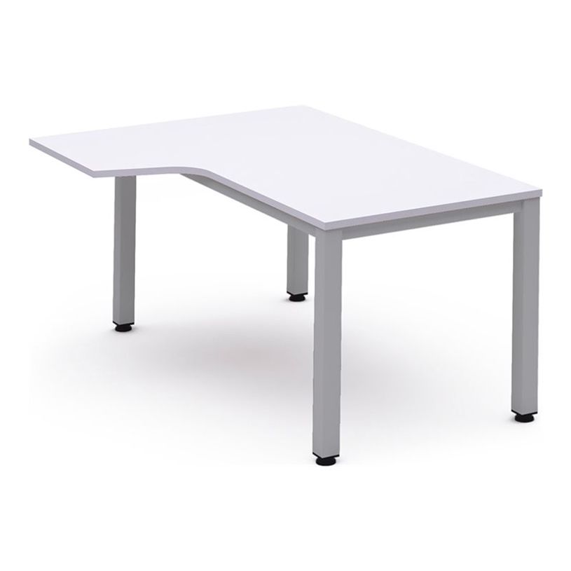 8427951991447-Rocada Executive - Table - en L (gauche) - blanc - aluminium base-P_405224807_1-0
