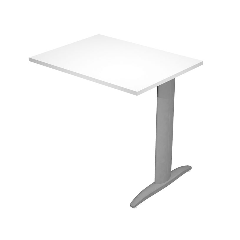 0404052257946-Retour direct pour Bureau Trend pieds métal - L80 - plateau blanc - pieds anthracite-P_405225794_1-0