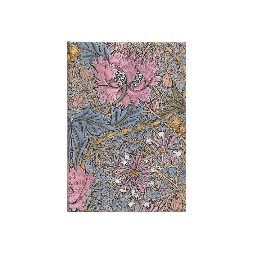 9781439793879-Journal  -  12 x 18 cm  - 144 pages - morris pink honeysuckle  - rose - Paperblanks-P_405227599_1-0