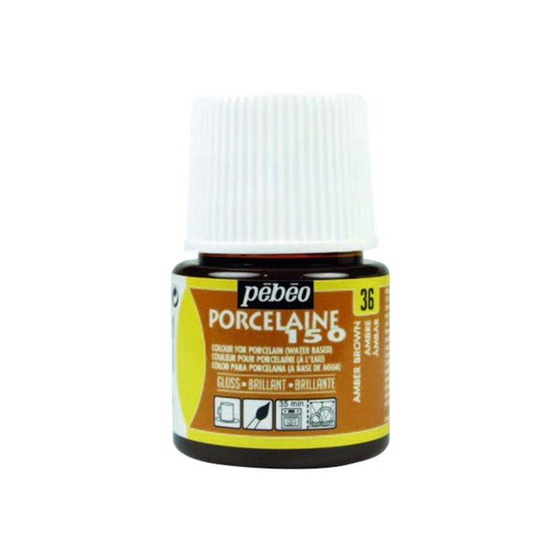 3167860240575-Pebeo Porcelaine 150 - Peinture - peinture à base d'eau - rose cuivré - opaque - 45 ml-P_405227880_1-0