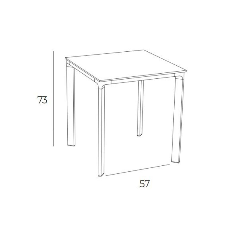 8414376816530-Table 70x70cm MEET - Ezpeleta professionnel - Taupe-P_405227974_3-2