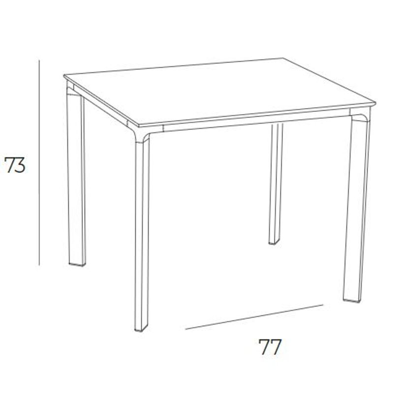 8414376817025-Table 90x90cm MEET - Ezpeleta professionnel - Taupe-P_405227980_3-2