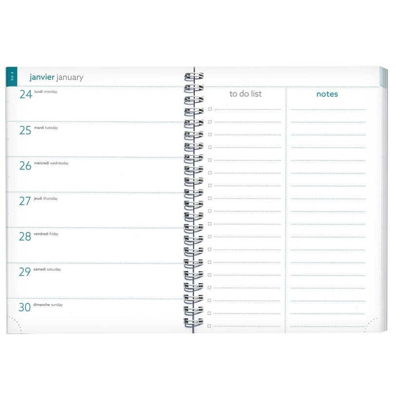 3660942087865-Agenda de bureau spiralé 16 mois Joy - 1 semaine sur 1 page - 15 x 21 cm - citron - Exaco-P_405228054_2-1