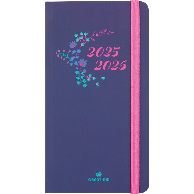 3664447197463-Agenda de poche à élastique Tivoli - 1 semaine sur 2 pages - 9,5 x 17,5 cm - bleu nuit --P_405229873_1-0
