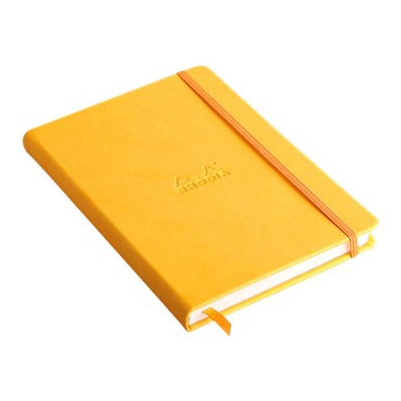 3037921187364-RHODIA Rhodiarama - Cahier de notes - A5 (148 x 210 mm) - 96 feuilles / 192 pages - papier ivoire - uni - couverture jaune jonquille avec-P_405229939_2-1