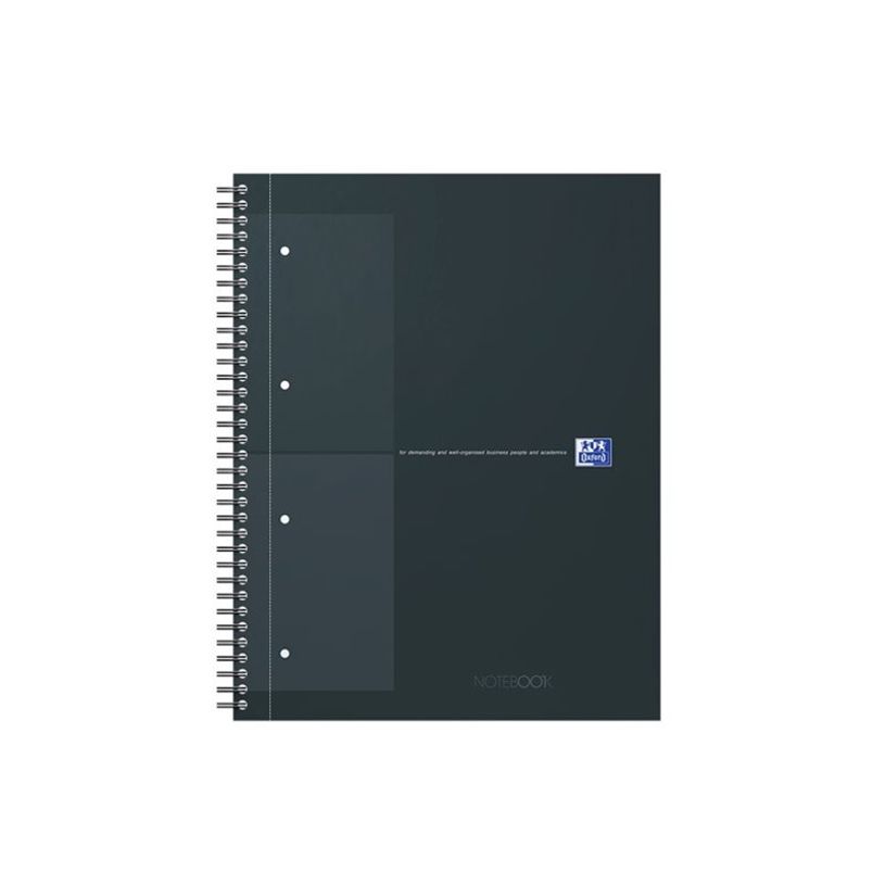 3020120240633-Oxford Notebook - Cahier à reliure intégrale - reliure à anneaux métalliques - A4+ - 80 feuilles / 160 pages - petits carr-P_405231924_15-12