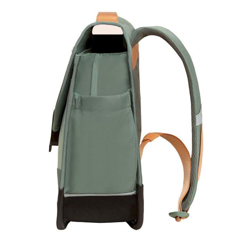 0404052342130-Cartable scolaire Léo - 38 cm - 2 compartiments - kaki - Biopic--2