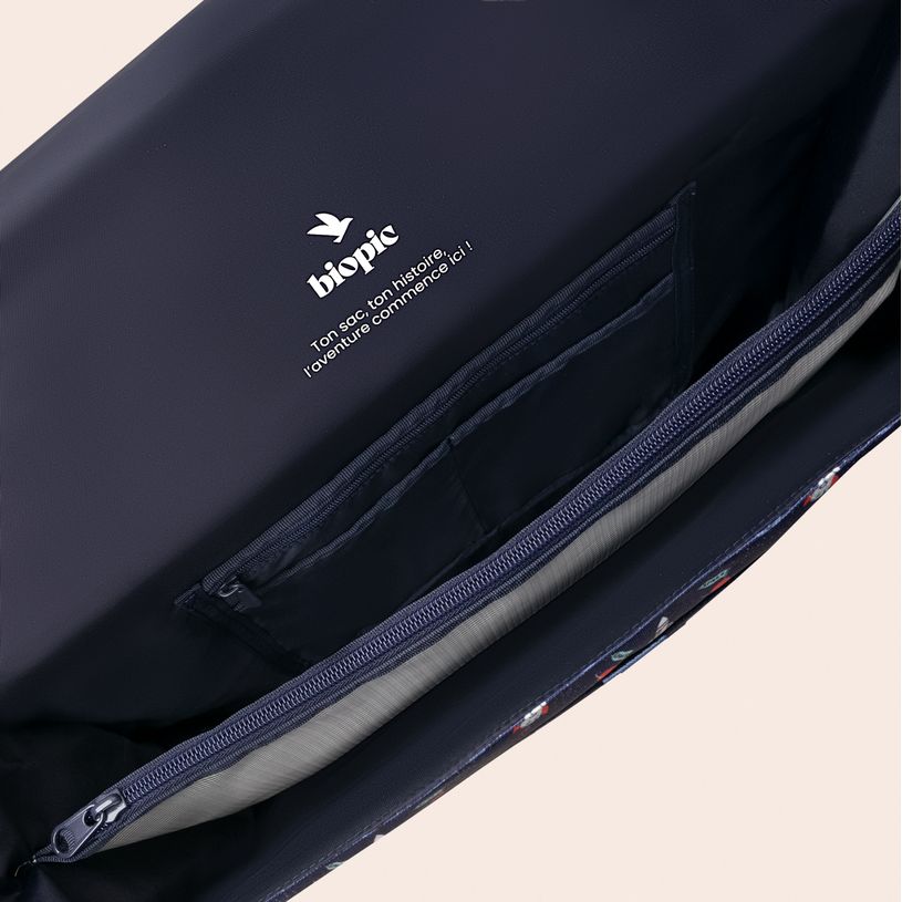 0404052342154-Cartable scolaire Léo - 38 cm - 2 compartiments - galaxy - Biopic-P_405234215_6-5