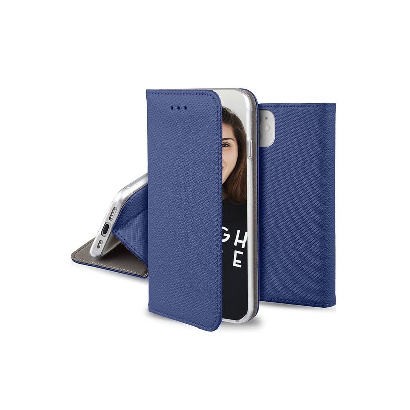 5900495937124-JAYM - Étui à rabat pour téléphone portable - magnétique - cuir artificiel - bleu-P_405235413_3-1