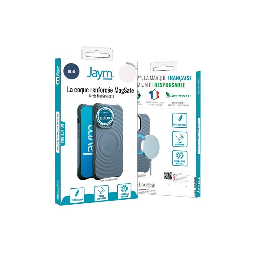 3701263529006-JAYM - Coque de protection pour téléphone portable - compatibilité avec MagSafe - polyuréthanne ther-P_405235437_1-3