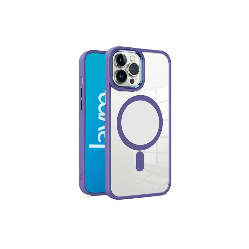 3701263529129-JAYM - Coque de protection pour téléphone portable - compatibilité avec MagSafe - violet -P_405235438_4-0