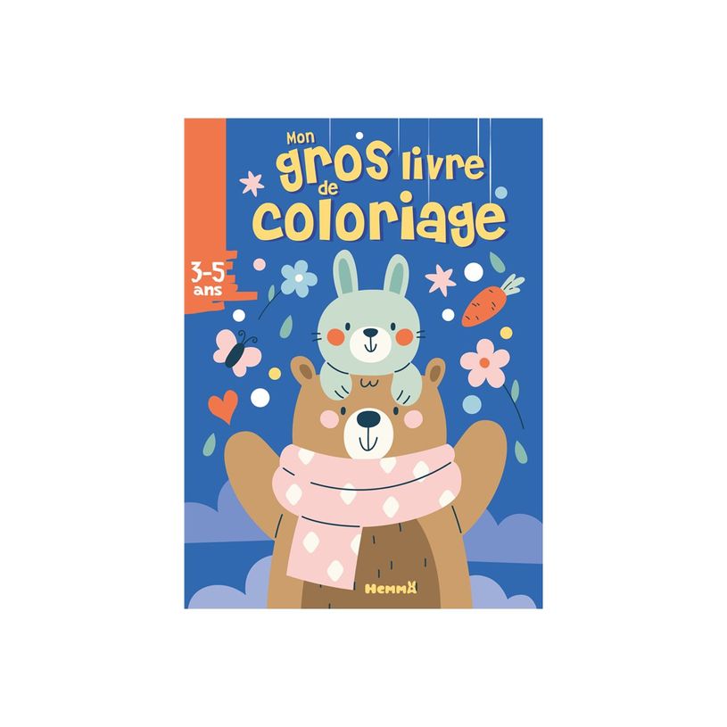 9782508059995-Ours et lapin - Mon Gros Livre De Coloriage - livre à colorier-P_405235527_1-0