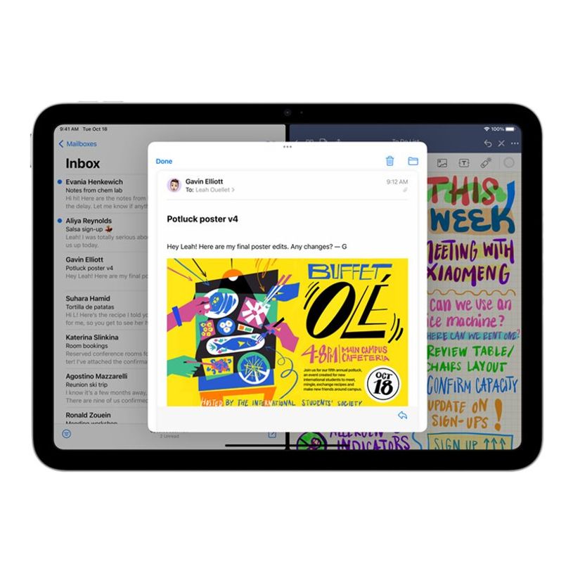 0194253360940-Apple iPad  10ème génération - Tablette 10.9" - 64 Go - argent-P_405236472_5-2