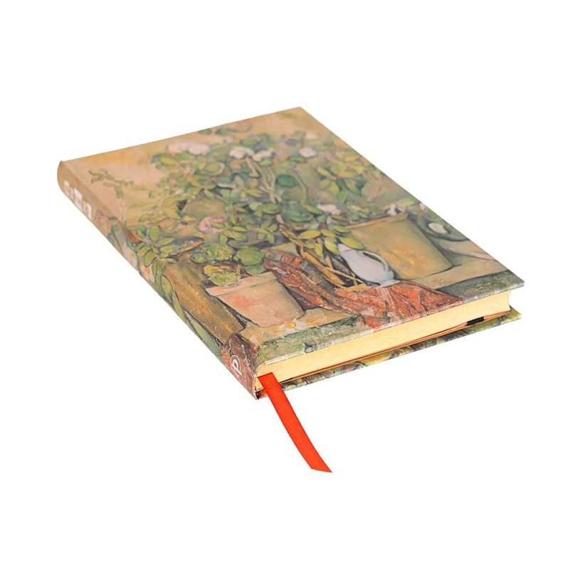 9781439797884-Paperblanks The Barnes Collection Cezanne's Terracotta Pots and Flowers - Journal - reliure piquée - midi - 120 x 180 mm - 144 pages - papier crè-P_405236501_2-1