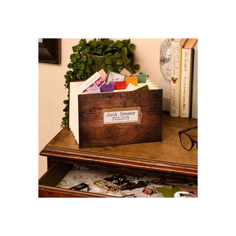 5035393712013-if by Catwalk Journals For Life Junk Drawer - Classeur - extensible - 7 compartiments - largeur de dos : 18 mm - A5 - pour re-P_405239689_4-4
