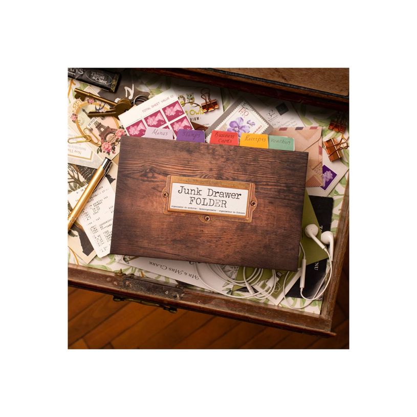 5035393712013-if by Catwalk Journals For Life Junk Drawer - Classeur - extensible - 7 compartiments - largeur de dos : 18 mm - A5 - pour re-P_405239689_5-5