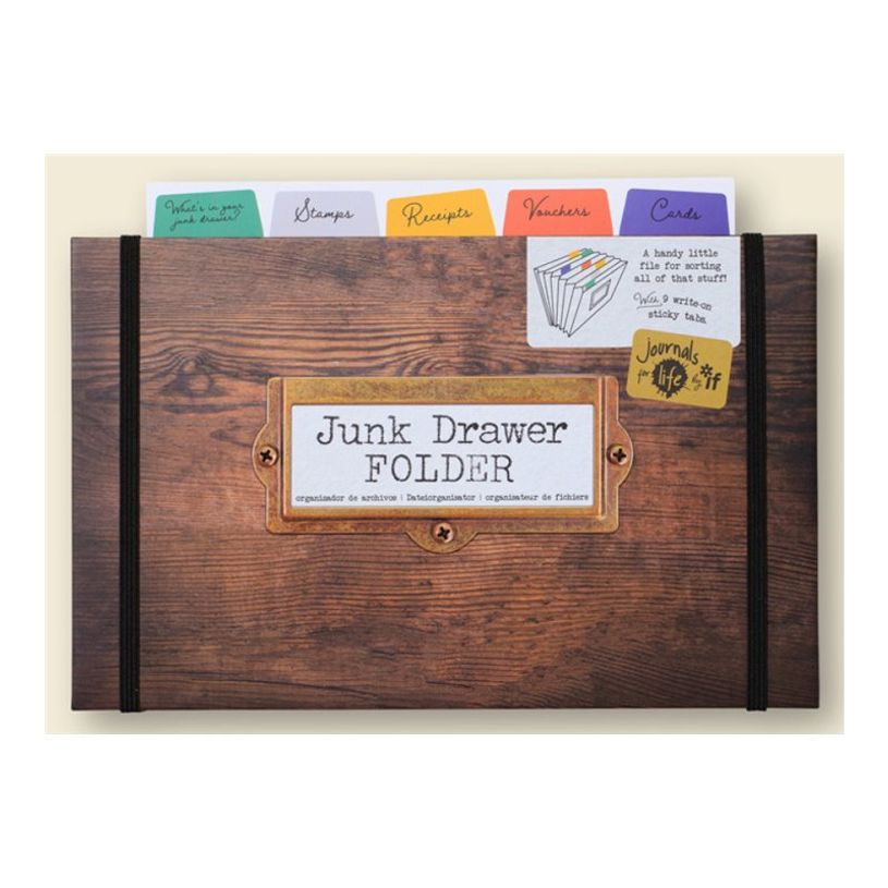 5035393712013-if by Catwalk Journals For Life Junk Drawer - Classeur - extensible - 7 compartiments - largeur de dos : 18 mm - A5 - pour re-P_405239689_7-0