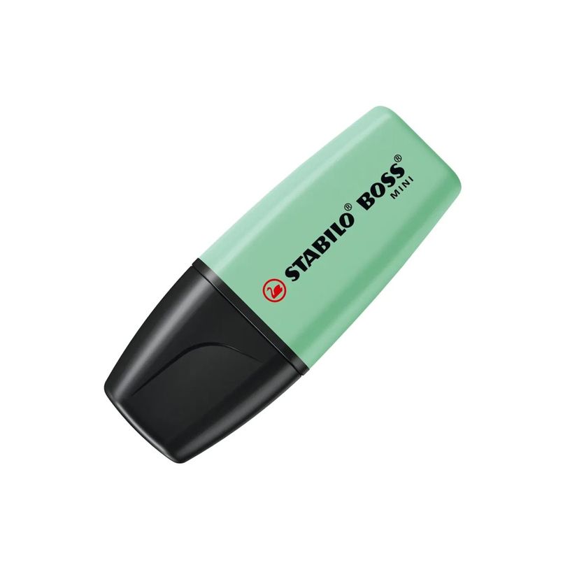 4006381616911-STABILO BOSS MINI Pastel - Surligneur - bleu nuageux, pêche crémeuse, goût léger de menthe, crème de jaune, brosse rose - encre-P_405240032_3-7