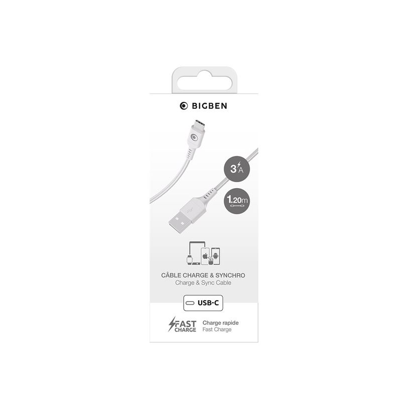 3571211536024-BIGBEN Connected - Câble USB - USB (M) pour 24 pin USB-C (M) - 3 A - 1.2 m - USB Fast Charge (15W), plast-P_405240123_1-4