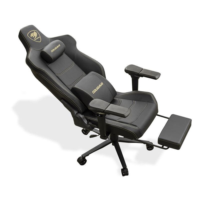 4710483777332-Fauteuil gamer ARMOR EVO M - accoudoirs réglables - appui-tête intégré - noir et or-P_405240150_7-7