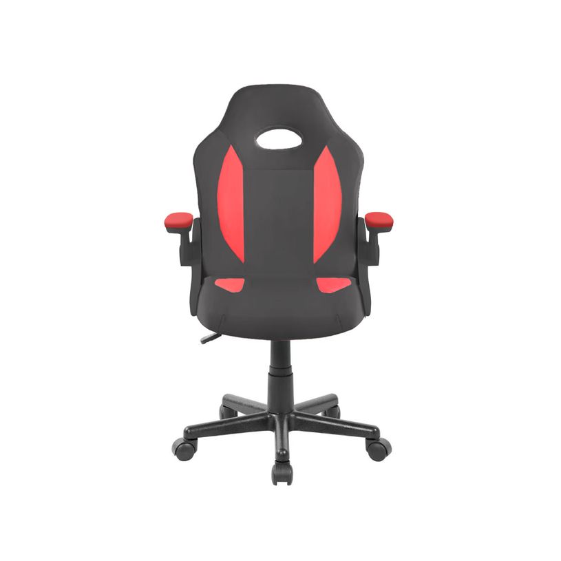 3760185028837-Fauteuil de bureau Junior FLIP - avec accoudoirs - noir et rouge-P_405240178_1-0