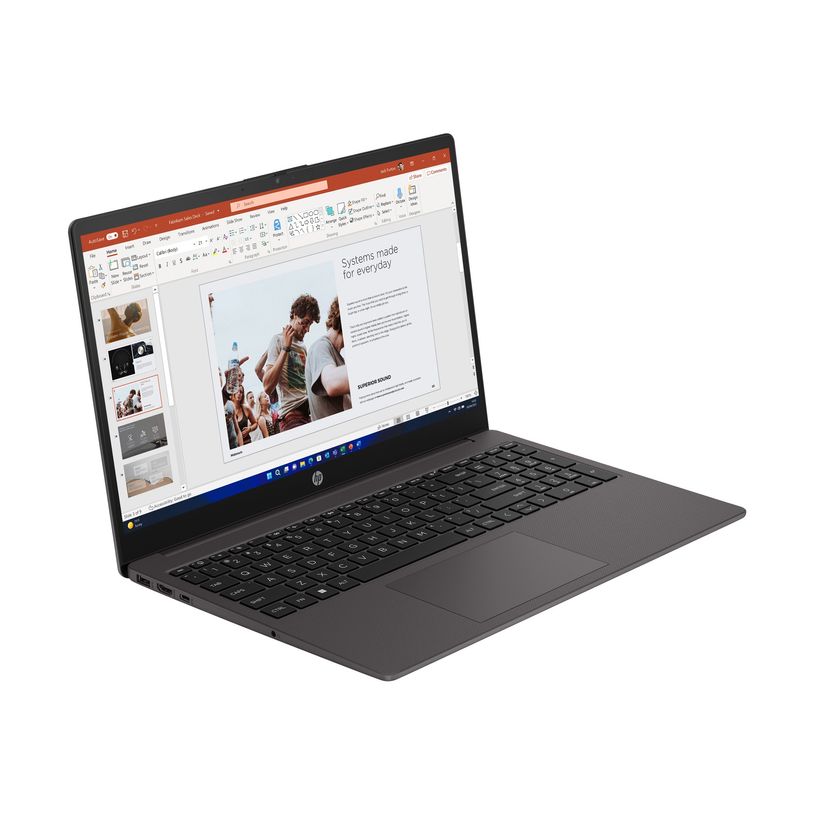 0198701768722-HP 255 G10 Notebook - AMD Ryzen 3 - 7330U / jusqu'à 4.3 GHz - Win 11 Home - Radeon Graphics - 8 Go RAM - 512 Go SSD NVMe - 15.6" IPS 1920 x 1080 (Full HD) - Wi-Fi 6, Bluetooth - cendres arge-P_405240207_16-9