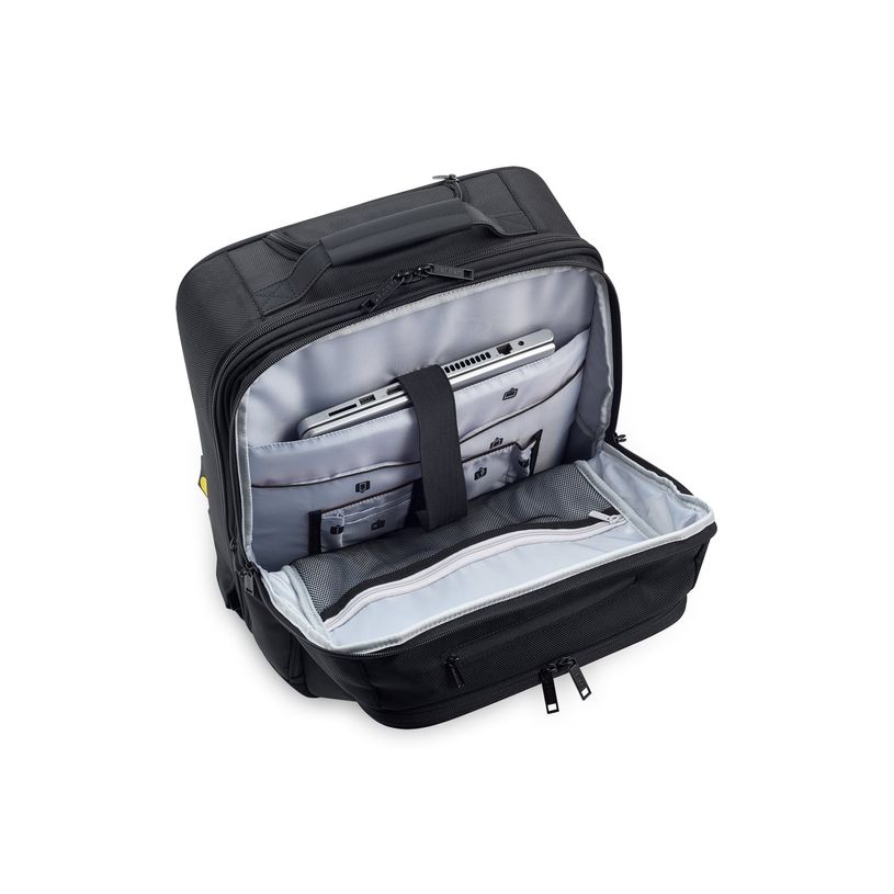 3219110458152-Delsey Parvis Plus - Sac à dos/chariot pour ordinateur portable - carry-on - 17.3" - noir-P_405240260_3-7