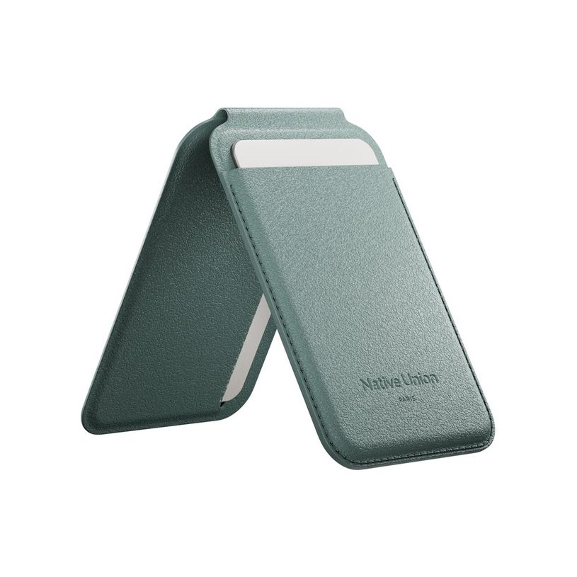 4895200480600-Native Union Active - Stand / wallet pour téléphone portable - magnétique - vert ardoi-P_405240490_12-3