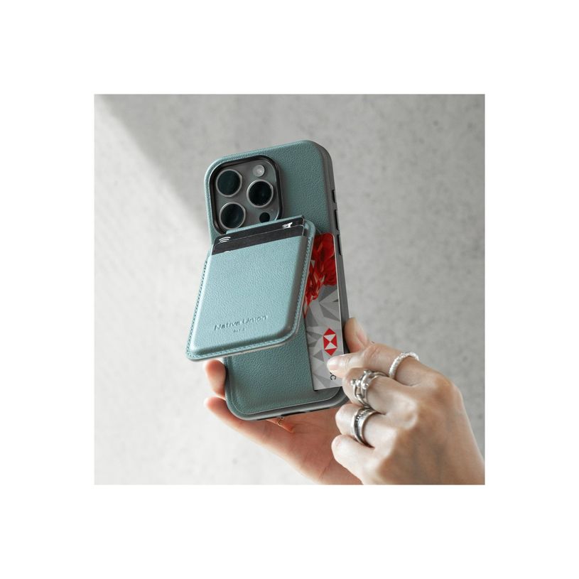 4895200480600-Native Union Active - Stand / wallet pour téléphone portable - magnétique - vert ardois-P_405240490_6-8