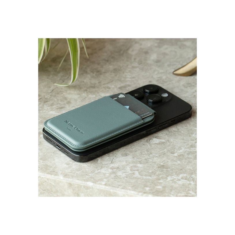 4895200480600-Native Union Active - Stand / wallet pour téléphone portable - magnétique - vert ardoi-P_405240490_8-10