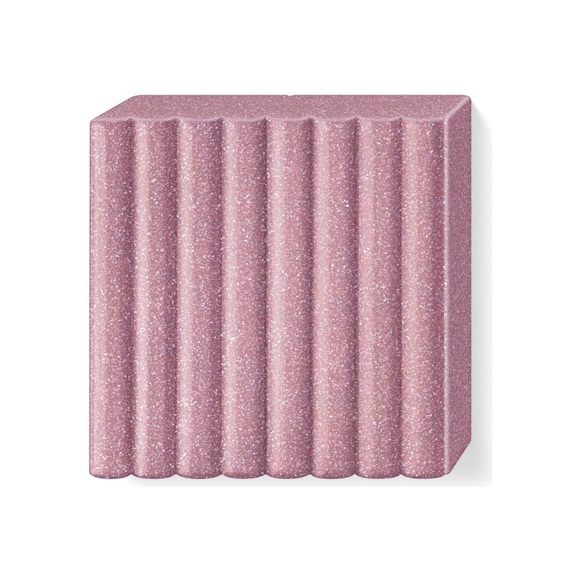4007817096338-FIMO effect 8010 Glitter - Pâte à modeler - 57 g - paillettes d'or rose-P_405242308_4-0