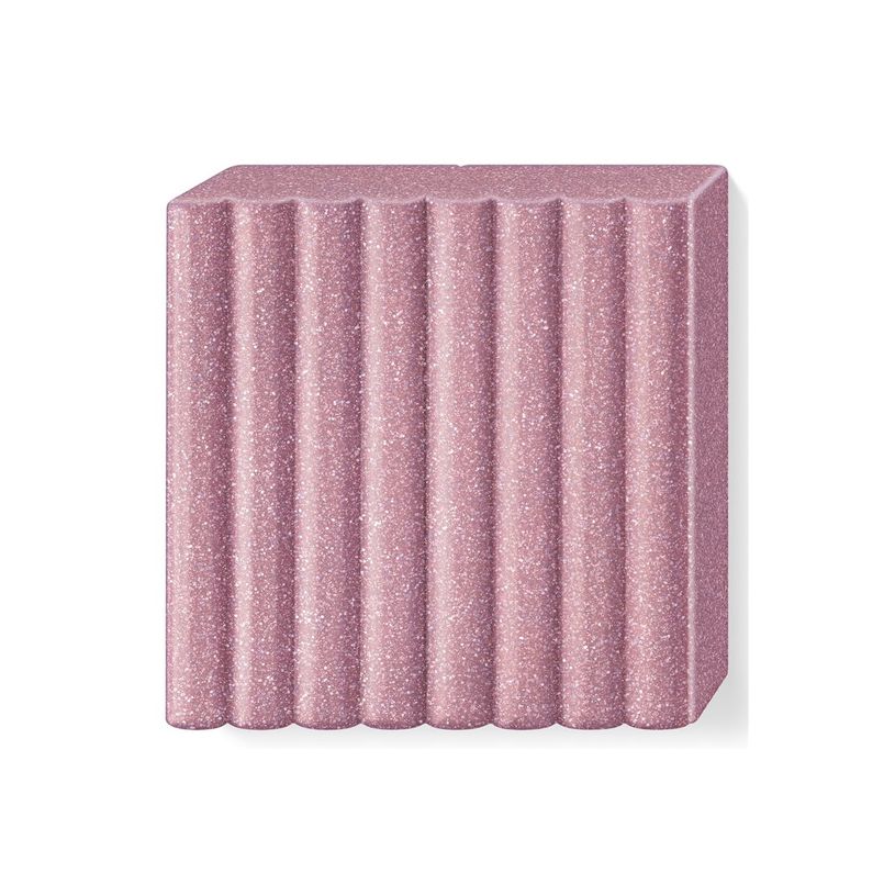 4007817096338-FIMO effect 8010 Glitter - Pâte à modeler - 57 g - paillettes d'or rose-P_405242308_5-1