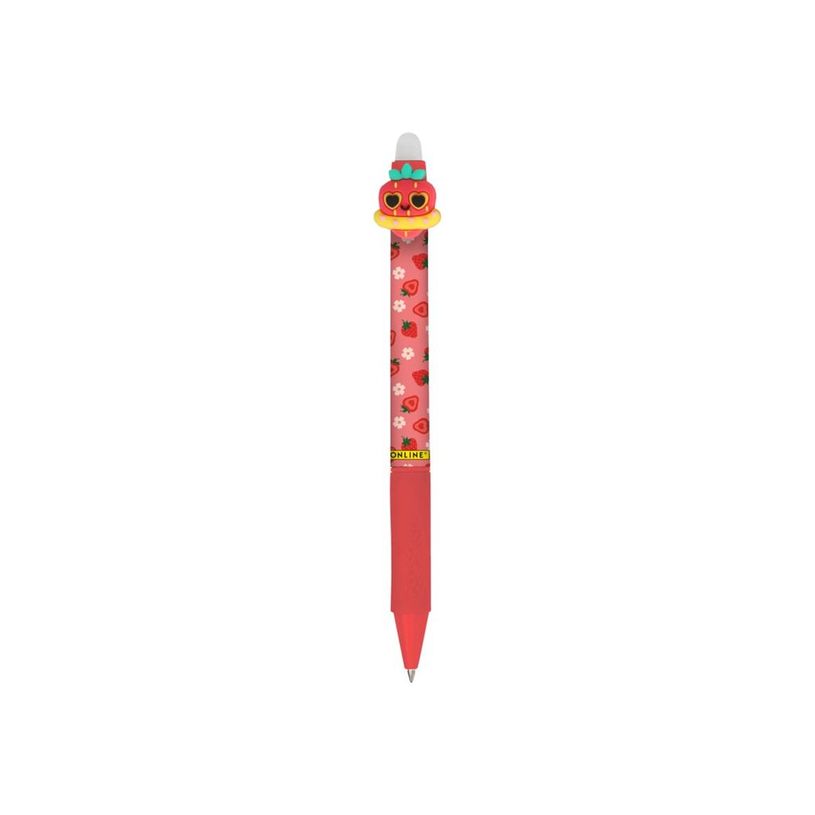 4014421354723-ONLINE magiXX Fun Fruits - Roller - fraise - non permanent - bleu - encre gel - 0.7 mm - moy-P_405242361_2-0