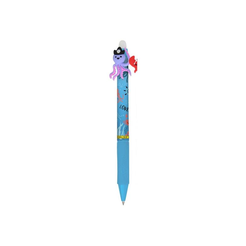 4014421354846-ONLINE magiXX Fun Sea World - Roller - poulpes - non permanent - bleu - encre gel - 0.7 mm - moy-P_405242371_2-0
