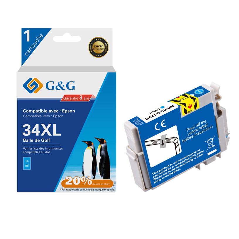 6937173406763-Cartouche compatible Epson 34XL Balle de golf - cyan - G&G-P_405242856_1-0