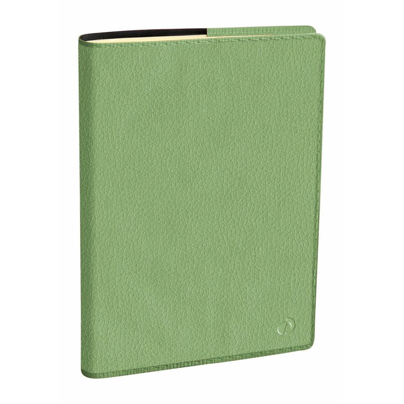 3371010529612-Agenda Année Civile - PRESIDENT PRESTIGE FR avec répertoire - Couverture Marlow - Amande - 21x27 cm - Semainier - 14 mois de décembre à ja--0