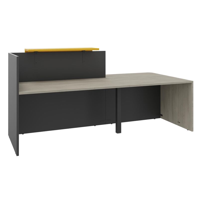 0404052435795-Banque d'accueil OLA - Ensemble composé d'un module haut + un module PMR et d'une tablette jaune curry - L242-P_405243579_2-1
