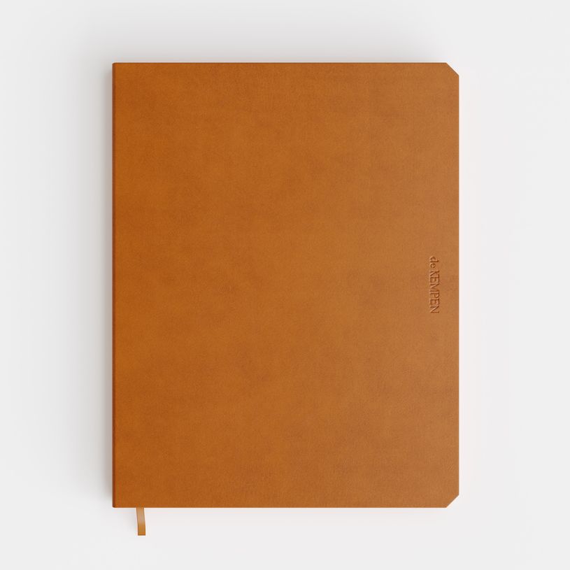 5412303354660-Agenda semainier de KEMPEN Atlas – format L – brun – Brepols--0