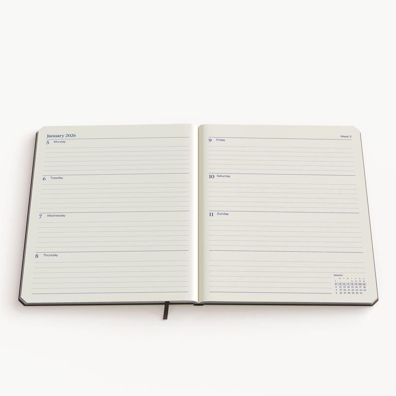 5412303354745-Agenda weekly planner de KEMPEN Origin – format L – vert – Brepols--1