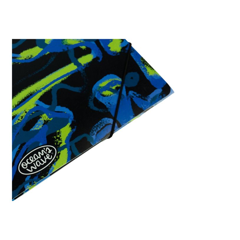8435603311413-Ocean's Wave - Classeur à attaches - capacité : 12 feuilles - blue liquid-P_405245706_5-5