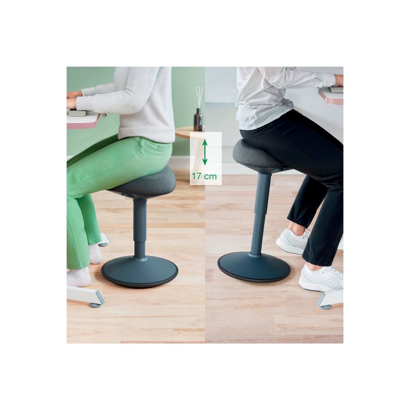 4002432138418-Leitz Ergo Active - Tabouret - ergonomique - triangulaire - pivotant - tissu recyclé à 1-P_405245713_5-6
