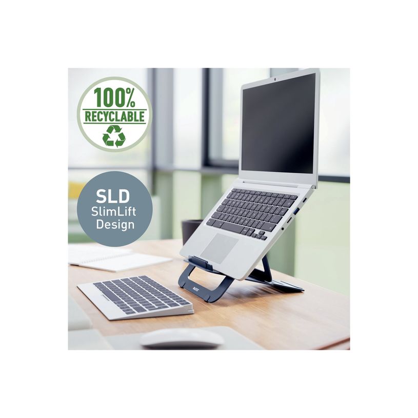 4002432138333-Leitz Ergo - Support pour ordinateur portable - adjustable, multi-angle, aluminum - 10" - -P_405245716_3-4
