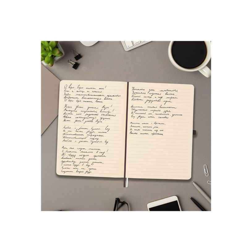 8422952393139-Finocam Nexo - Cahier de notes - A5 (148 x 210 mm) - 72 feuilles / 144 pages - papier blanc cassé - doublé - couvercle b-P_405246427_5-5