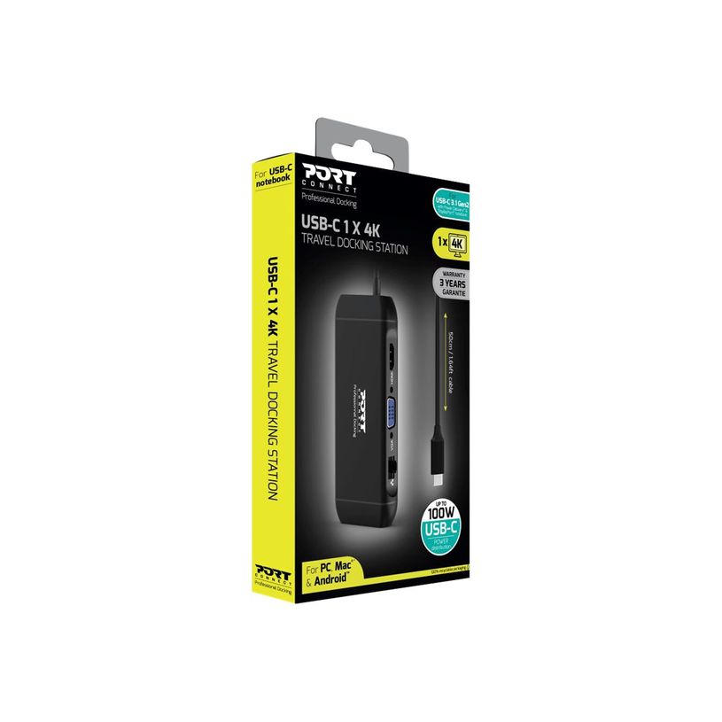3567049019136-PORT connect - Station d'accueil - USB-C - HDMI, VGA - 1GbE-P_405246527_1-2